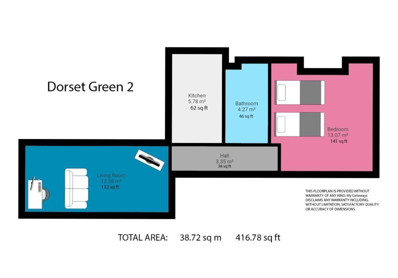 Ferienwohnung Dorset Green Two By My Getaways Hove Exterior foto